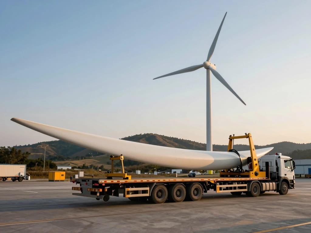 Optimizing Wind Turbine Blade Transportation Logistics for Efficiency